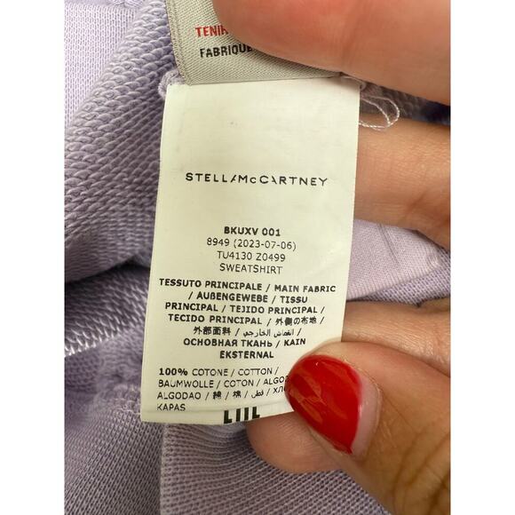 Stella McCartney Babies Purple Shell-Print Cotton Sweatshirt Size 3T - Picture 7 of 7